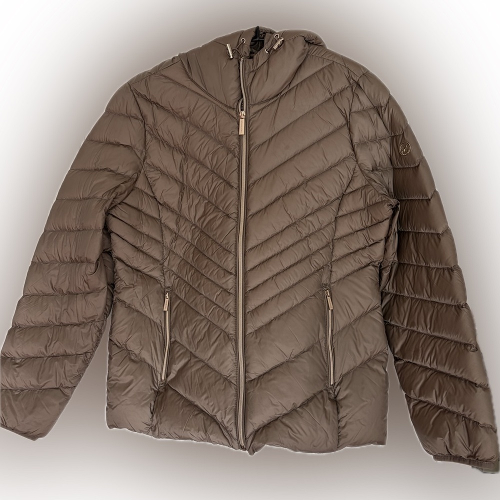 Michael Kors women’s Taupe Puffer Jacket